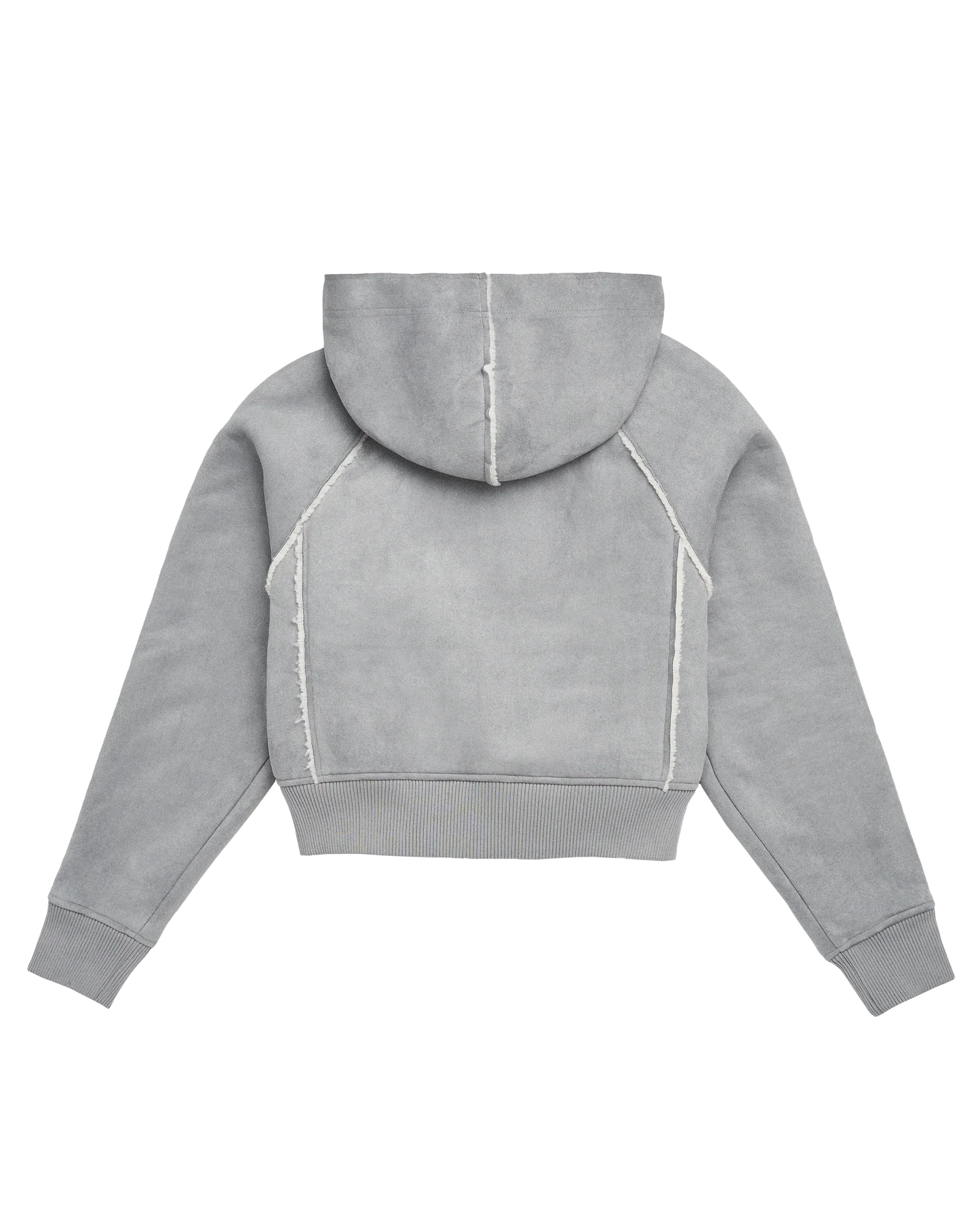 Folklore Album Gray Faux Shearling Jacket