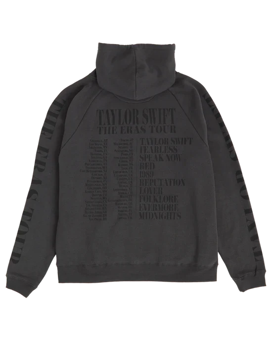 Taylor Swift | The Eras Tour Through London Black Hoodie