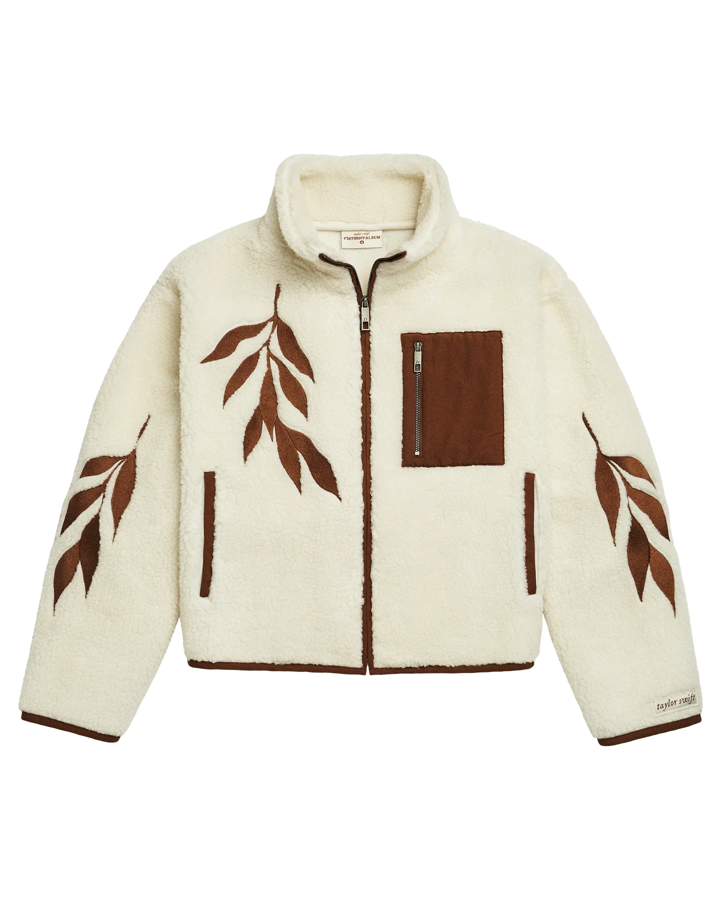 Life is a Willow Zip Up Sherpa Fleece Jacket