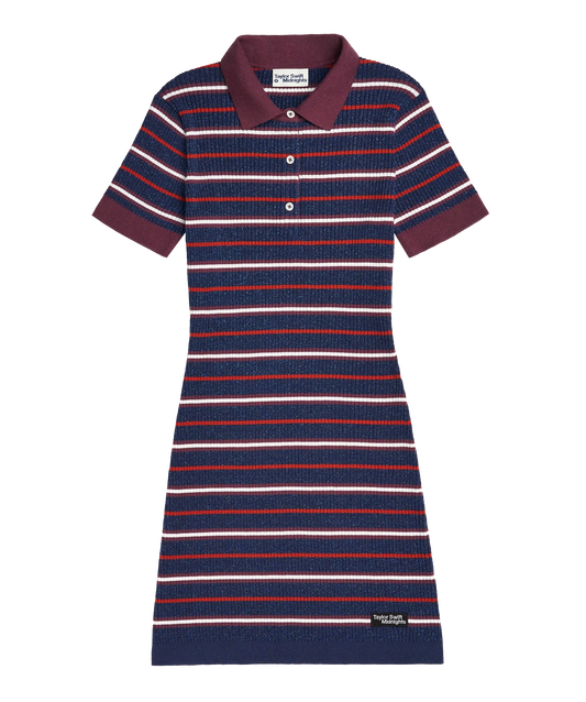 Rooting For The Anti-Hero Knit Polo Dress