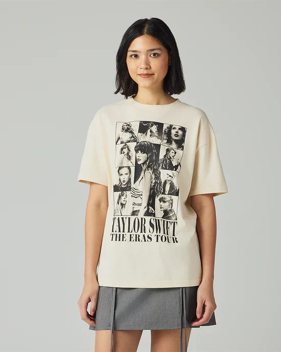 Taylor Swift | The Eras Tour Through LA Beige T-Shirt