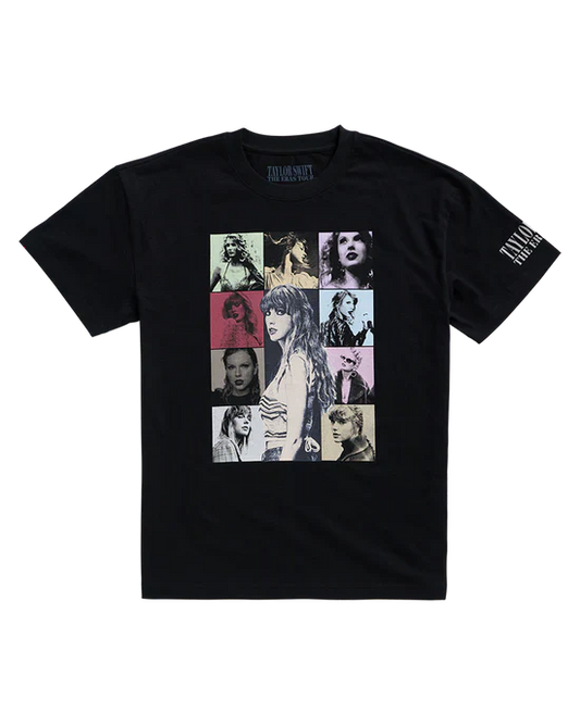 Taylor Swift | The Eras Tour Through London Black T-Shirt