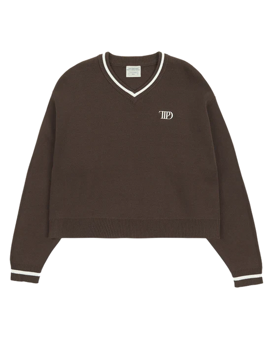 TTPD V-Neck Cropped Sweater